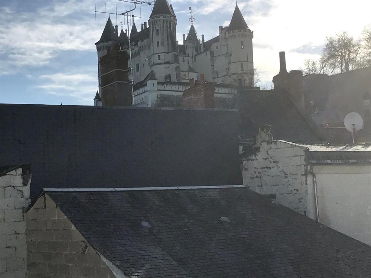 Jolie Maison Tuffeau Centre De Saumur Avec Local Velos Exterior photo